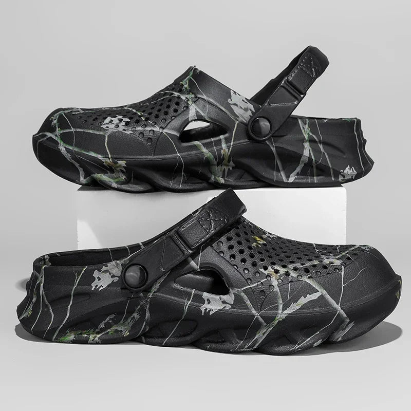 Plus Size Beach Clogs – Breathable EVA Sandals for Men & Women