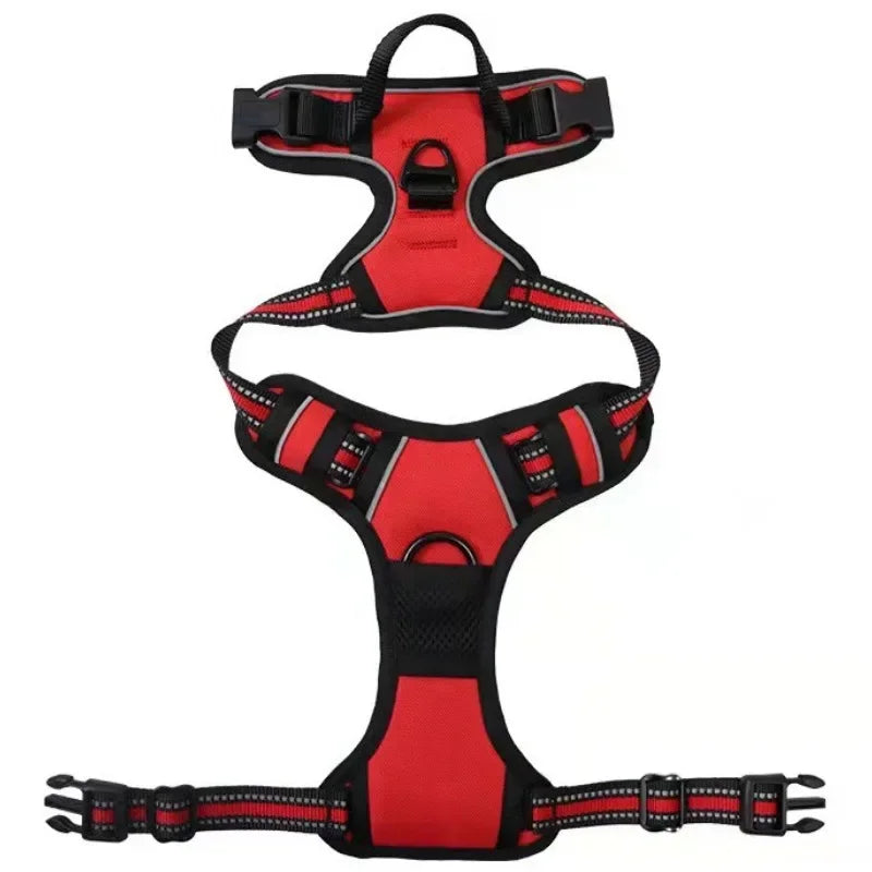 Reflective No-Pull Dog Harness – Adjustable Breathable Vest