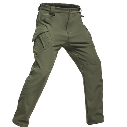 Men's Tactical Cargo Softshell Hiking Pants