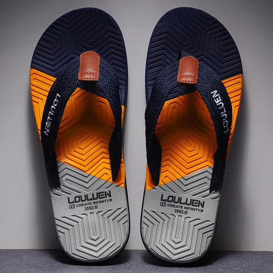 Men's Flip Flops – Breathable Non-Slip Beach Sandals