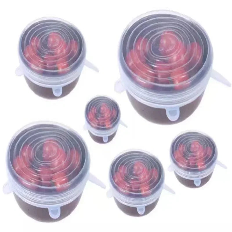 Silicone Stretch Lids – Universal Food Cover for Bowls, Pots & Pans