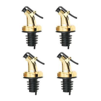 Leakproof Bottle Pourer Stopper with Flip Cap – Set of 1 to 4