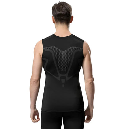 Men's Compression Tank Top – Sleeveless Quick-Dry Gym Shirt