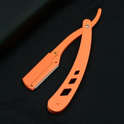 Folding Straight Razor – Barber Hair Shaving Knife for Men & Women