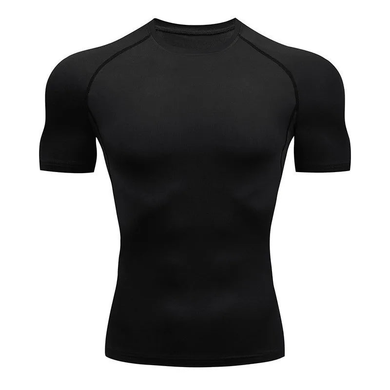 2-Pack Men's Compression T-Shirts – Quick-Dry Running Sport Tops