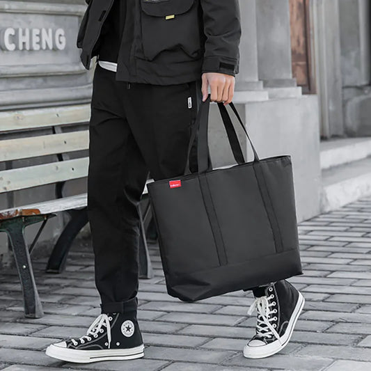 Men's Japanese Tote Bag – Oxford Cloth Shoulder Bag
