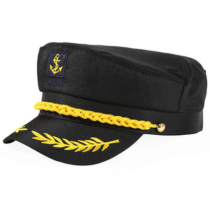 Captain Sailor Hat – Unisex Yacht Admiral Cap for Parties & Costumes