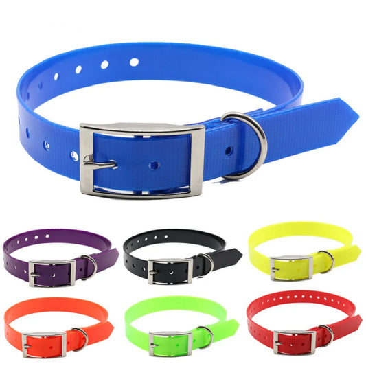 Waterproof Dog Collar – TPU Nylon, Odor-Resistant, Easy Clean (S/L, 7 Colors)