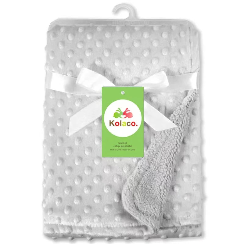 Baby Fleece Blanket – Soft Thermal Swaddle for Newborns