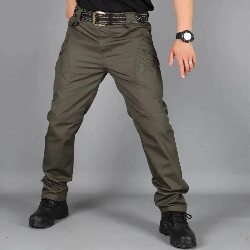 Men's Military Tactical Cargo Pants – Waterproof Multi-Pocket Outdoor Trousers