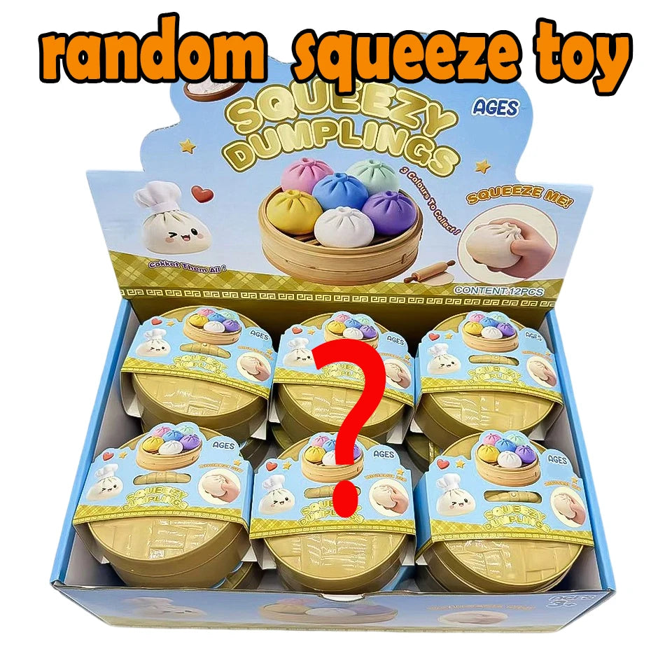 Dumpling Squishy Blind Box – Stress Relief Toy