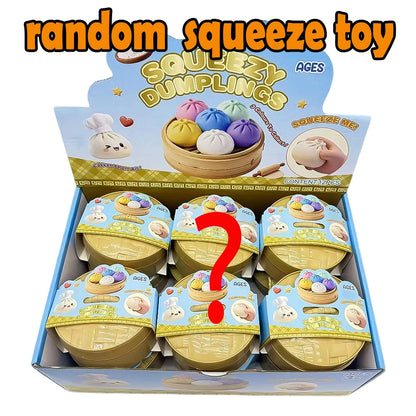 Dumpling Squishy Blind Box – Stress Relief Toy