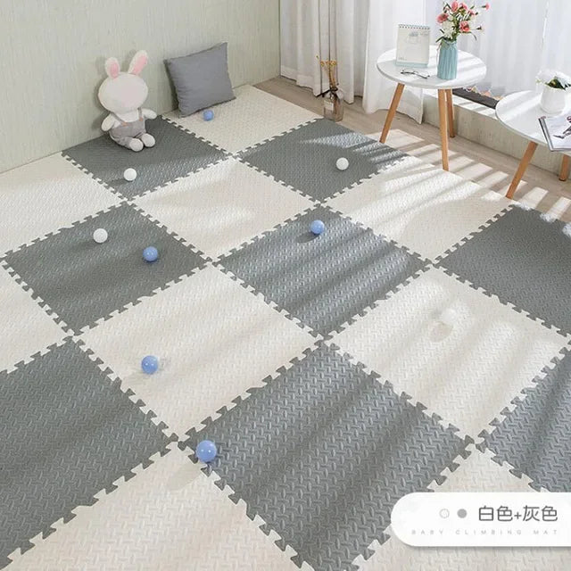 16-Piece Foam Baby Play Mat Interlocking Puzzle Tiles