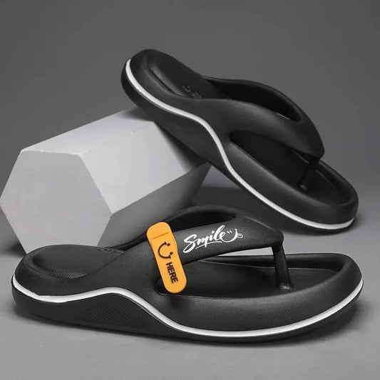 Men's Platform Flip Flops – Soft EVA Sole Beach & Outdoor Sandals