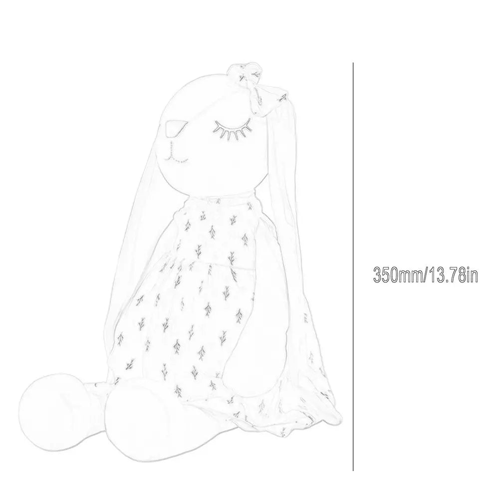 Cute Bunny Plush Doll – 35cm Soft Stuffed Rabbit Toy