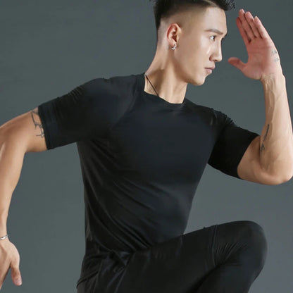 2-Pack Men's Compression T-Shirts – Quick-Dry Running Sport Tops