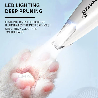 Pet Electric Grooming Trimmer – Quiet, Waterproof & LED Light