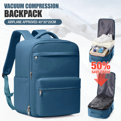 Vacuum Compression Cabin Backpack 40x30x20 with Laptop Sleeve