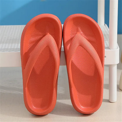Women's Flip Flop Slippers – Soft Sole Flat Platform Beach Sandals