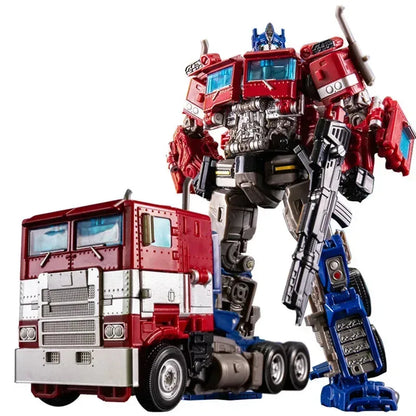 Transformable Robot Car Toy – Alloy Die-Cast Action Figure for Kids