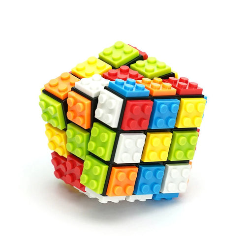 3x3 Magic Cube – DIY Building Block Fidget Toy for Stress Relief