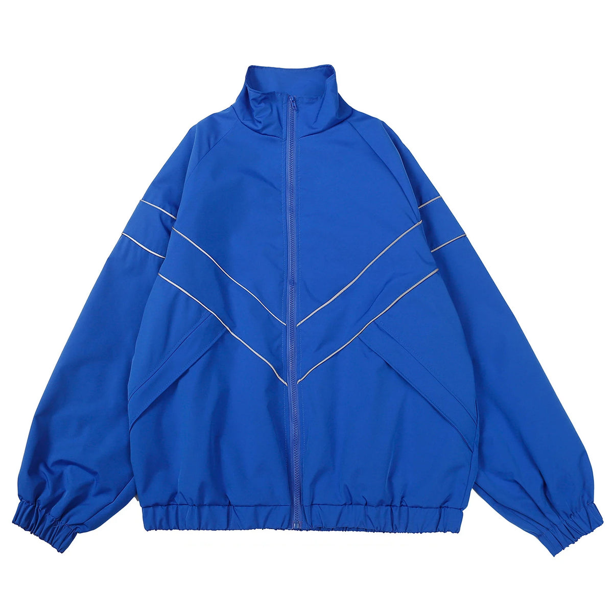 Reflective Striped Men's Windbreaker Jacket – Hip Hop Streetwear