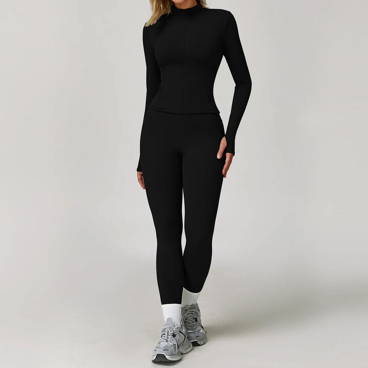 Women's Yoga Set 2-3 Piece Workout Tracksuit with Sports Bra