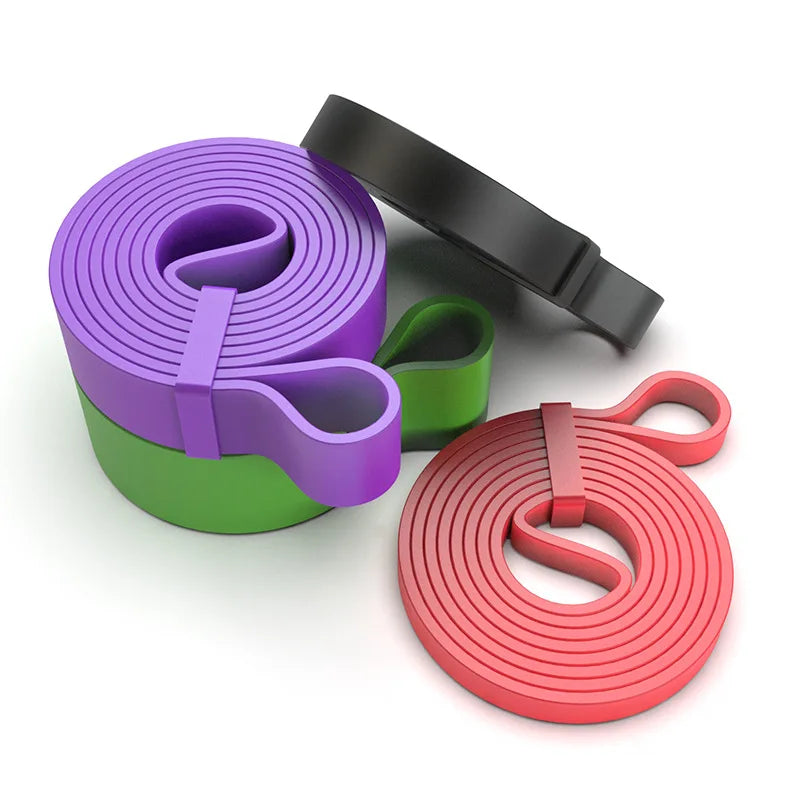 Pull Up Resistance Bands Set of 4 – Multi-Level Loop Bands for Gym & Home Training