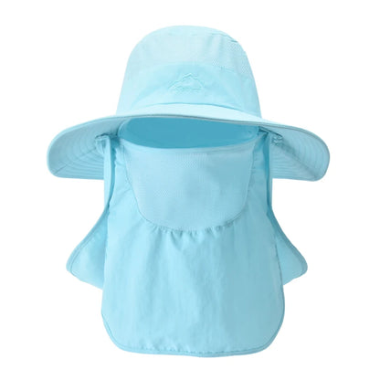 Outdoor Sun Hat with Neck Flap – Wide Brim Fishing Hat