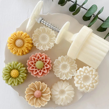 Mooncake Mold Hand Press – DIY Pastry & Mung Bean Cake Stamp