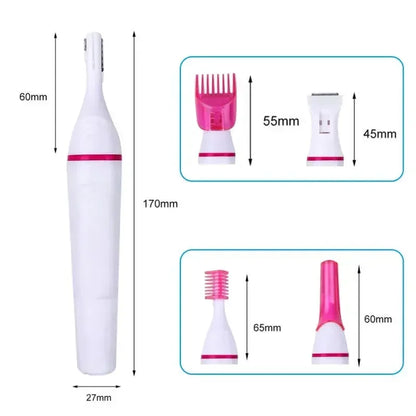 5-in-1 Women's Hair Removal & Grooming Kit – Epilator, Trimmer & Shaver
