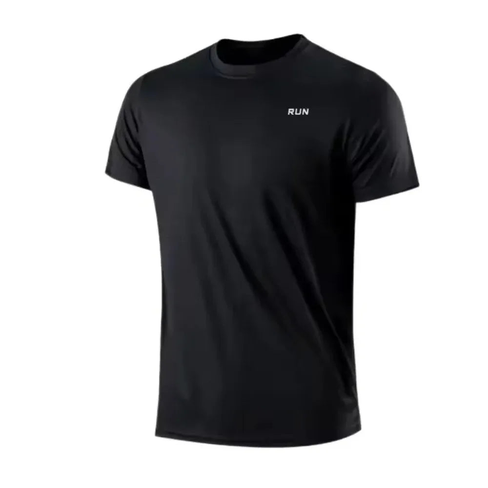 Quick-Dry Men's Sports Shirt - Short-Sleeved Running T-Shirt