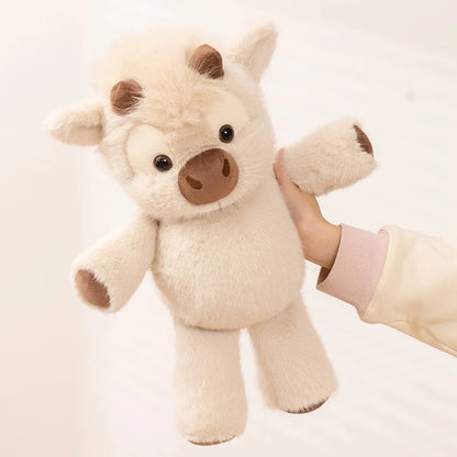 Highland Cattle Plush Toy 45cm – Huggable Stuffed Animal Cow