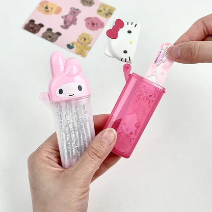 Sanrio Cotton Swab Storage Case – Hello Kitty & My Melody