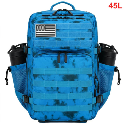 45L Tactical Backpack – Waterproof MOLLE Gym & Hiking Bag