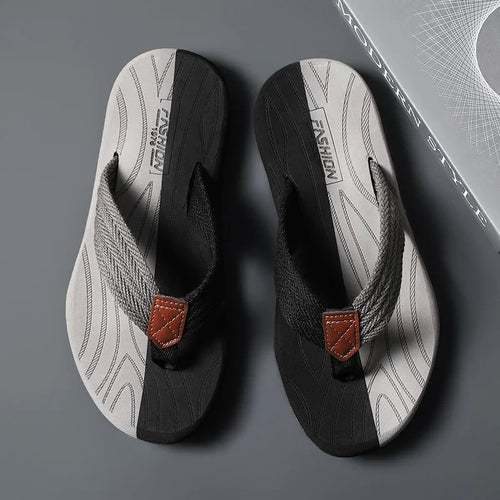 Men's Flip Flops – Breathable Summer Beach Slippers