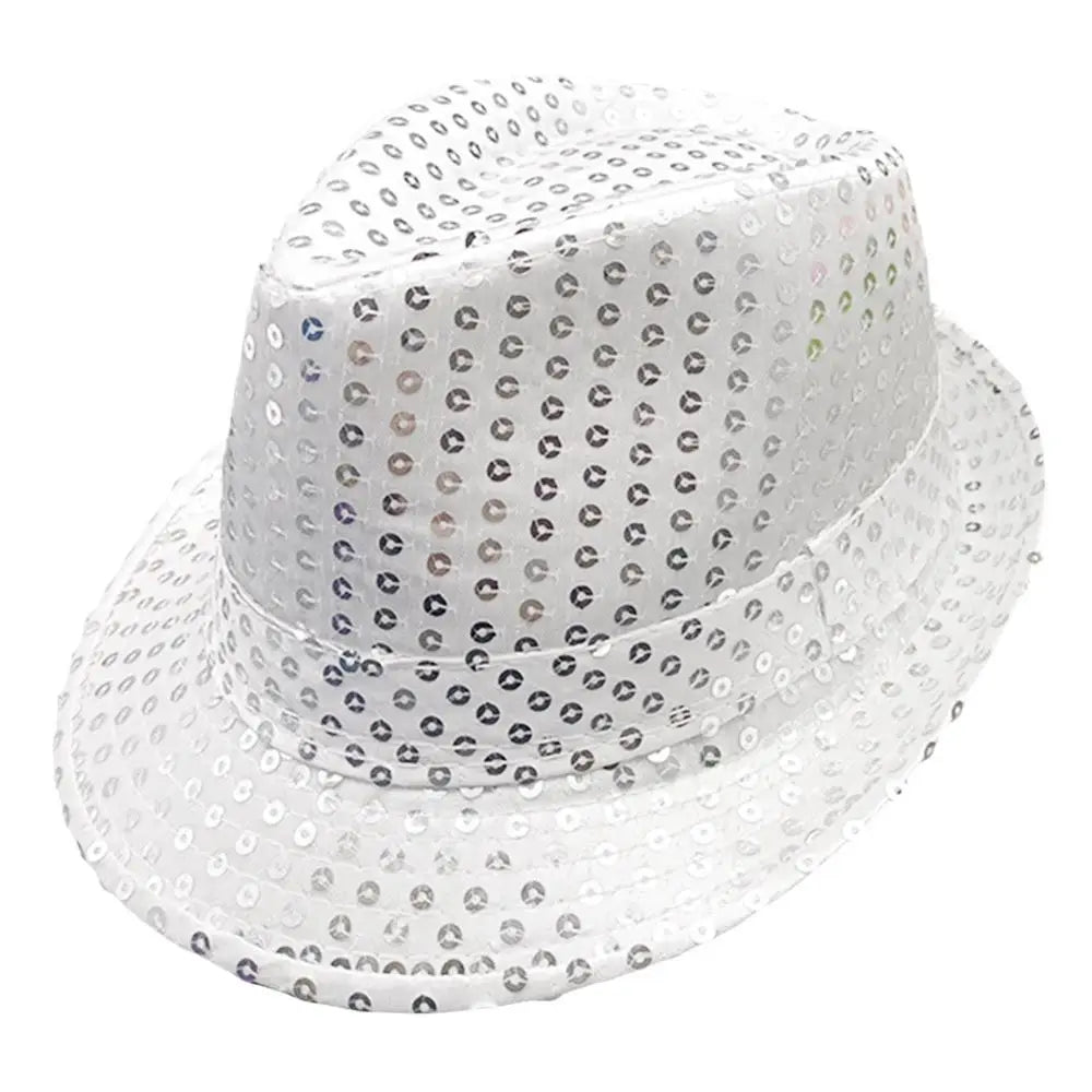 Sequin Jazz Fedora Hat – Shiny Party & Performance Cap