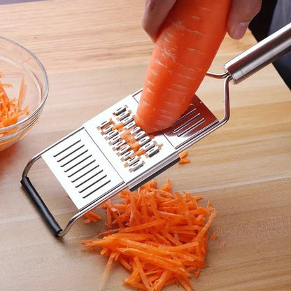 4-in-1 Stainless Steel Vegetable Slicer & Shredder Set