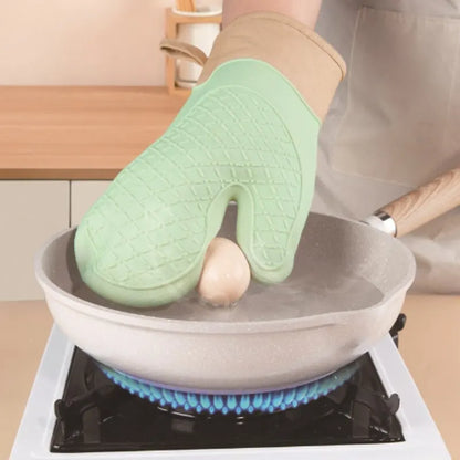 Silicone Oven Mitt – Heat Resistant Non-Slip Kitchen Glove