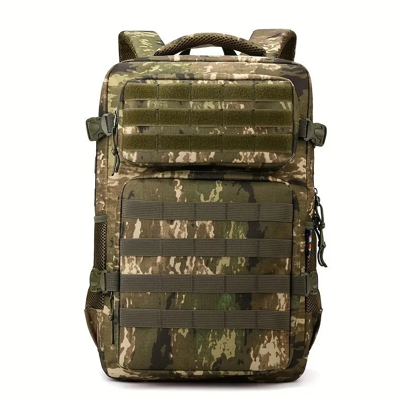 Tactical Camouflage Backpack – Men's Military Hiking & Camping Bag