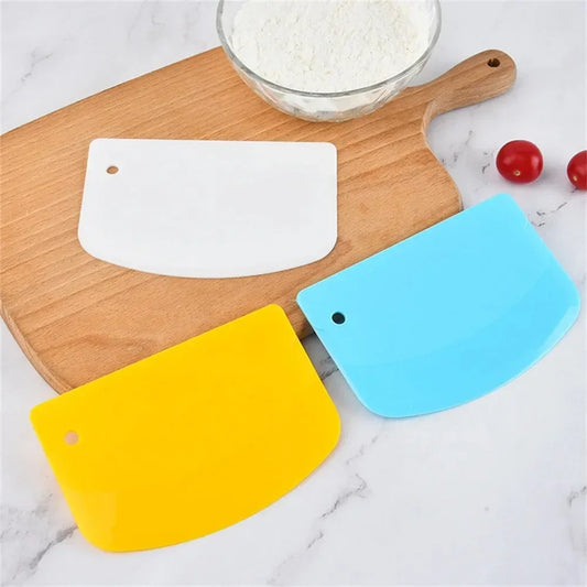 Silicone Dough Scraper & Bench Scraper – Flexible Baking Spatula