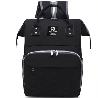 Large Capacity Diaper Bag Backpack with Changing Mat & Stroller Straps