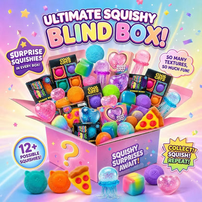Squishy Blind Box Surprise Toys – 100 Assorted Figures