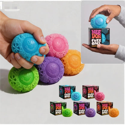 Nee Doh Fuzz Ball Stress Relief Squeeze Toy
