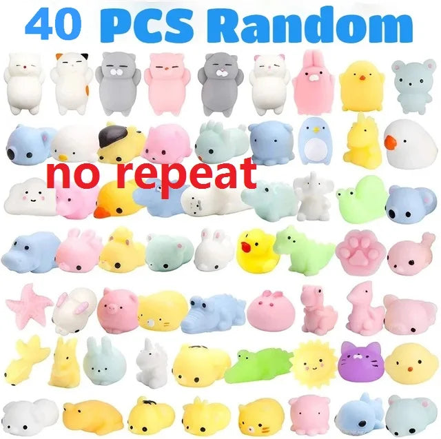 Kawaii Mochi Squishy Animal Toys – Stress Relief Party Favors