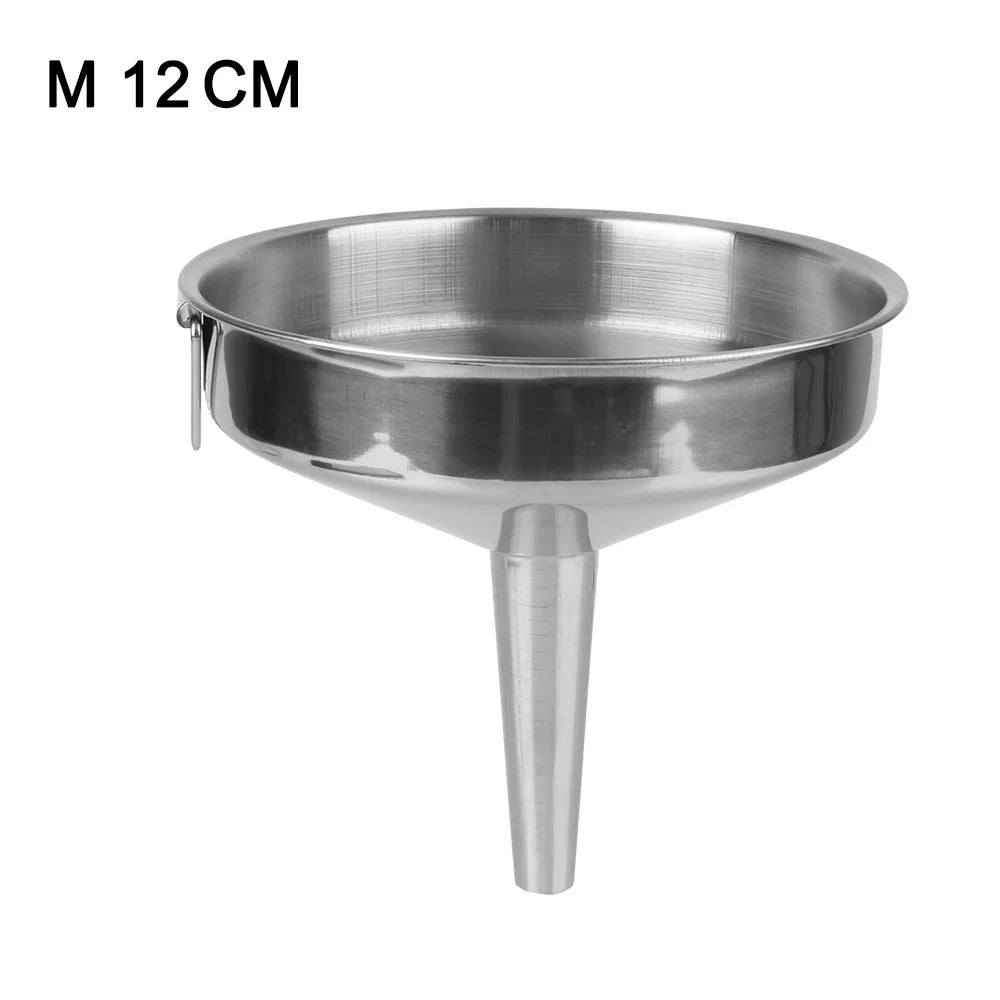 Stainless Steel Kitchen Funnel – Wide Mouth, Dishwasher Safe