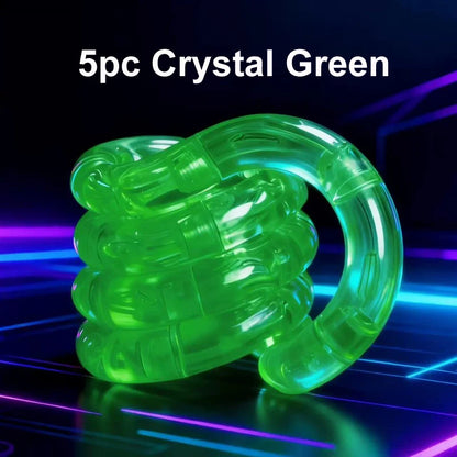 Crystal Twist Fidget Toy – Deformable Rope Stress Relief (1/3/5 Pack)