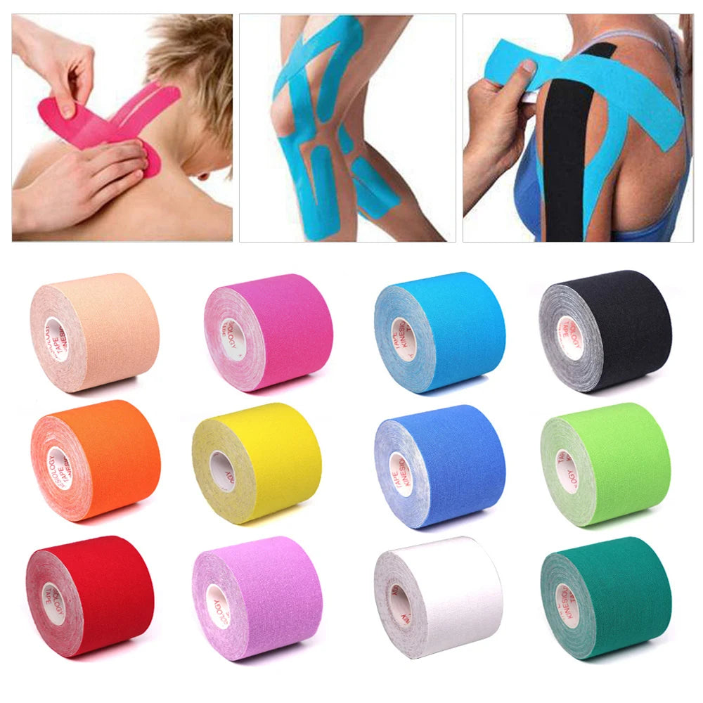 Kinesiology Tape – Waterproof Athletic Sports Tape 5m Roll