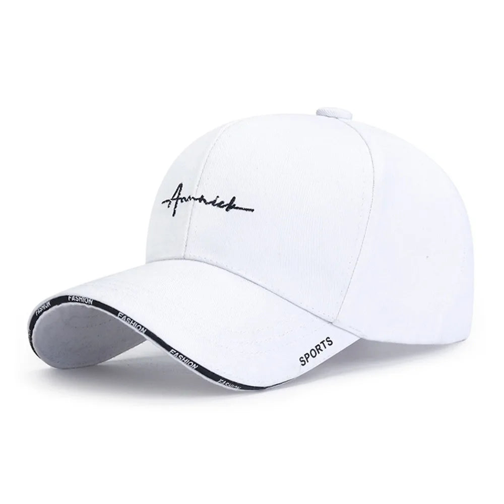 Women's Letter Embroidery Baseball Cap – Korean Fashion Style