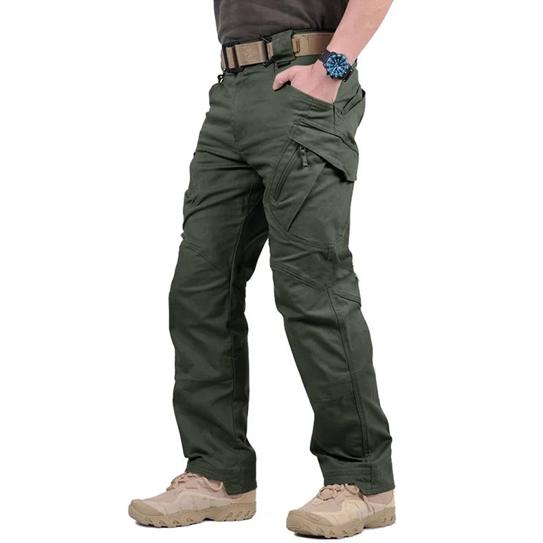 Men's Tactical Cargo Pants – Military Multi-Pocket Hiking Trousers